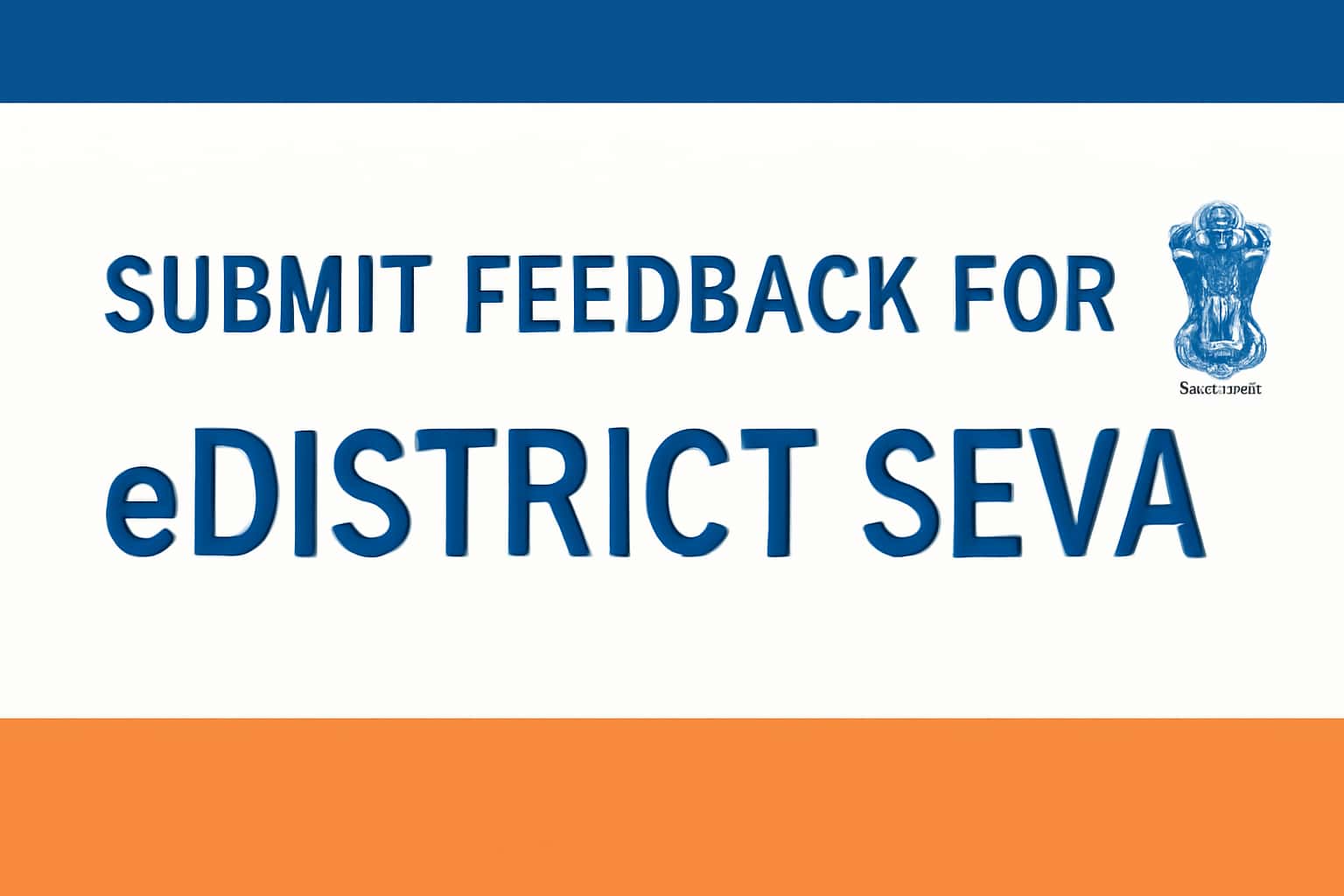 Submit Feedback for eDistrict Seva